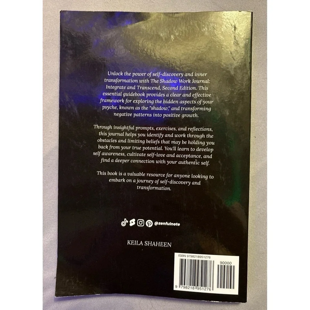 NEW Shadow Work Journal, 2nd Edition Guide to Integrate & Transcend Your Shadows